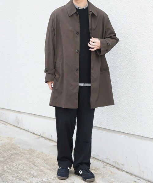 SHIPS / シップス ステンカラーコート | 〈撥水加工〉タスラン SOLOTEX(R) ステンカラー コート 26AW◆ | 詳細9