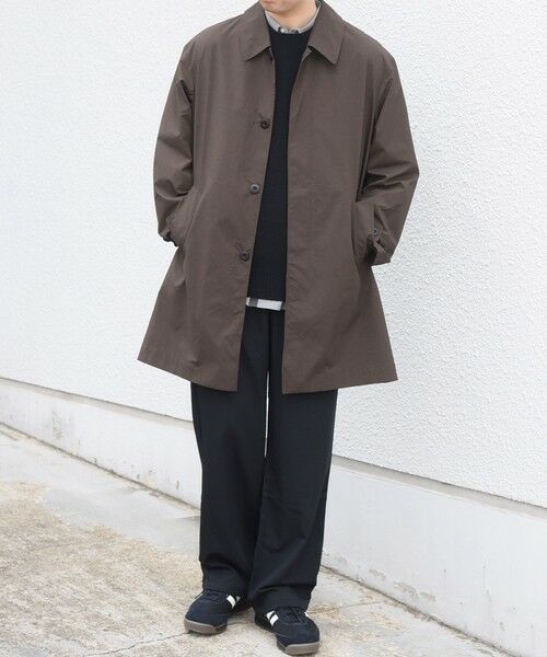 SHIPS / シップス ステンカラーコート | 〈撥水加工〉タスラン SOLOTEX(R) ステンカラー コート 26AW◆ | 詳細10