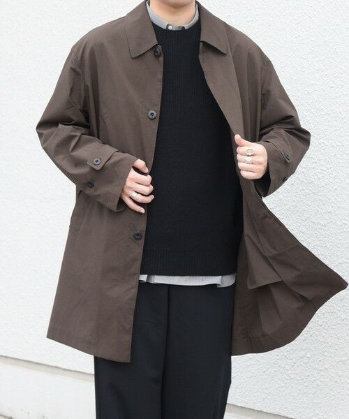 SHIPS / シップス ステンカラーコート | 〈撥水加工〉タスラン SOLOTEX(R) ステンカラー コート 26AW◆ | 詳細12