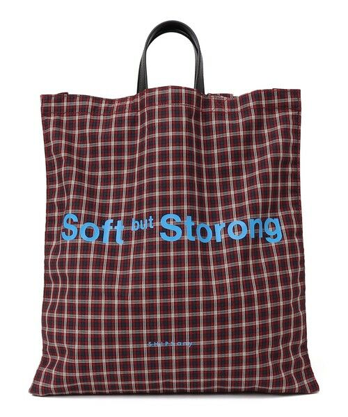 SHIPS / シップス トートバッグ | SHIPS any: A4 チェック ロゴ トート バッグ | 詳細7