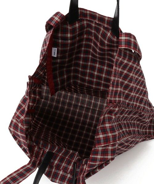 SHIPS / シップス トートバッグ | SHIPS any: A4 チェック ロゴ トート バッグ | 詳細8