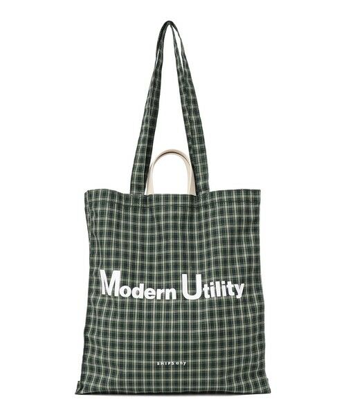 SHIPS / シップス トートバッグ | SHIPS any: A4 チェック ロゴ トート バッグ | 詳細13