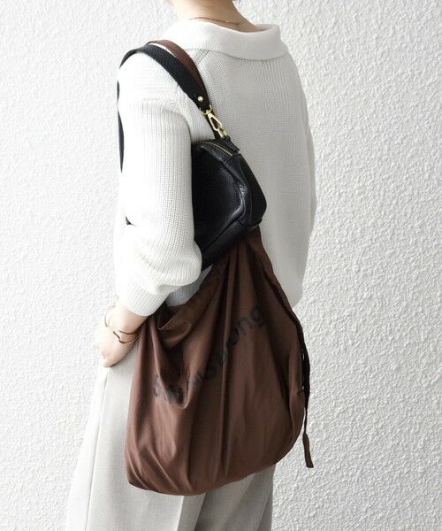 SHIPS / シップス エコバッグ | SHIPS any:〈撥水加工/手洗い可能〉A4 ワンショルダー エコバッグ | 詳細4