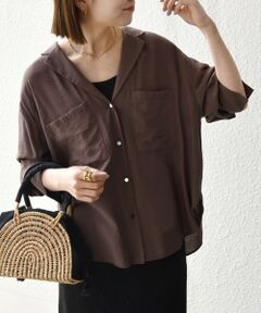 SHIPS / シップス シャツ・ブラウス | 《追加予約》SHIPS any:〈手洗い可能〉オープン カラー ポケット シャツ