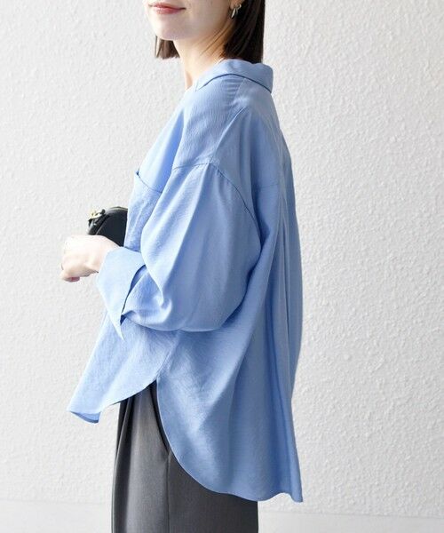 SHIPS / シップス シャツ・ブラウス | 《追加予約》SHIPS any:〈手洗い可能〉オープン カラー ポケット シャツ | 詳細30