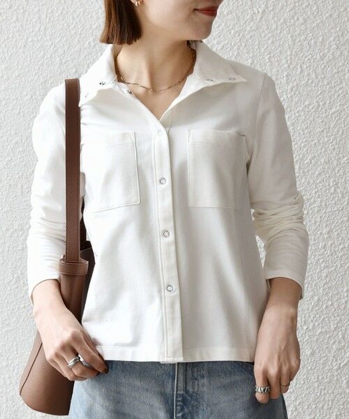 SHIPS / シップス カットソー | SHIPS any:〈洗濯機可能〉インレイ リング スナップ ポケット カーディガン | 詳細9