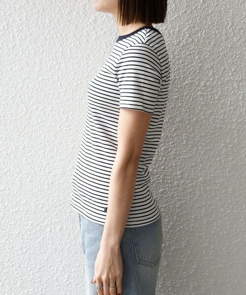 SHIPS / シップス Tシャツ | 【SHIPS any別注】PETIT BATEAU: ロゴ プリント コンパクト ボーダー TEE 26SS | 詳細21