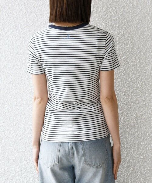 SHIPS / シップス Tシャツ | 【SHIPS any別注】PETIT BATEAU: ロゴ プリント コンパクト ボーダー TEE 26SS | 詳細22