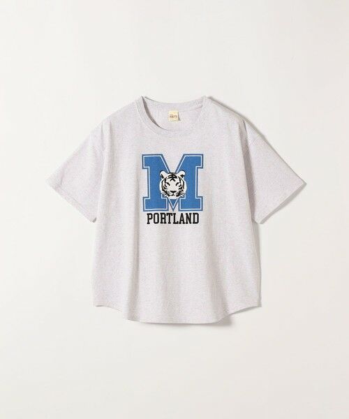 SHIPS / シップス Tシャツ | 《追加予約》【SHIPS any別注】THE KNiTS:〈洗濯機可能〉ラウンドヘム プリント ショート TEE | 詳細16