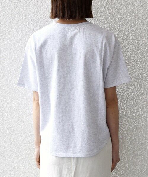 SHIPS / シップス Tシャツ | 《追加予約》【SHIPS any別注】THE KNiTS:〈洗濯機可能〉ラウンドヘム プリント ショート TEE | 詳細24