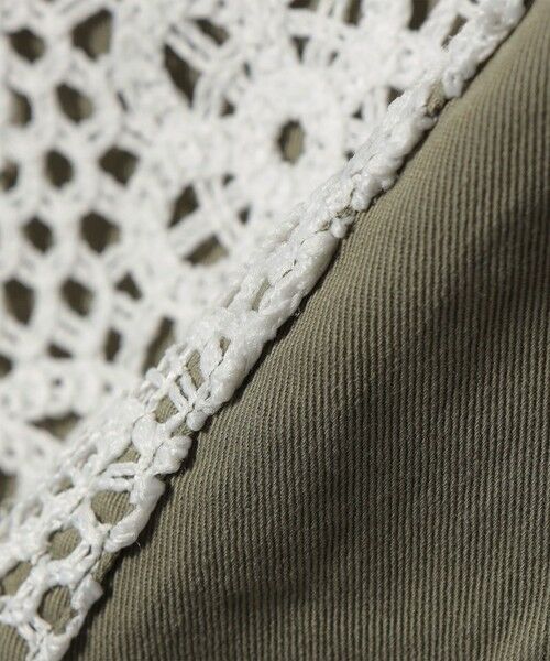 SHIPS / シップス ブルゾン | SHIPS any:〈洗濯機可能〉コットン レース 切替 ミリタリー ジャケット ブルゾン | 詳細30