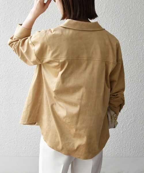 SHIPS / シップス その他アウター | SHIPS any:〈洗濯機可能〉ポリエステル スエード ポケット シャツ ジャケット | 詳細6