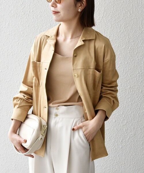 SHIPS / シップス その他アウター | SHIPS any:〈洗濯機可能〉ポリエステル スエード ポケット シャツ ジャケット | 詳細8