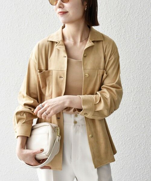 SHIPS / シップス その他アウター | SHIPS any:〈洗濯機可能〉ポリエステル スエード ポケット シャツ ジャケット | 詳細9