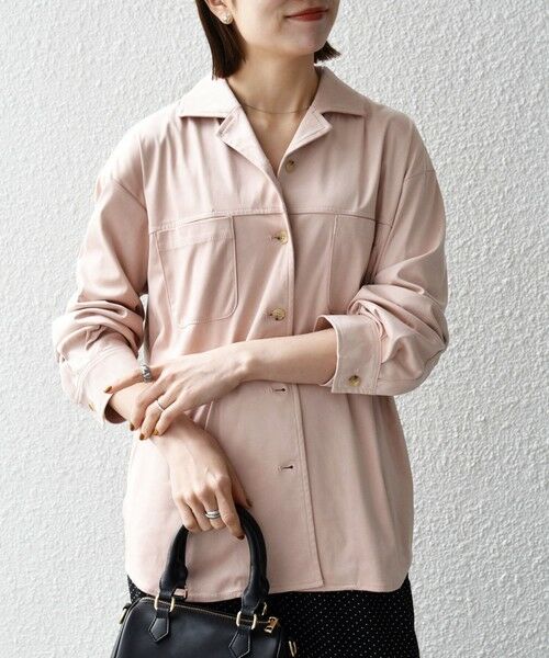 SHIPS / シップス その他アウター | SHIPS any:〈洗濯機可能〉ポリエステル スエード ポケット シャツ ジャケット | 詳細23