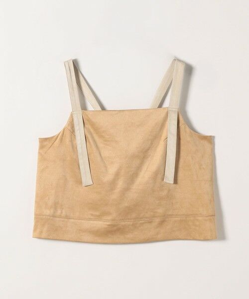 SHIPS / シップス ベスト | SHIPS any:〈洗濯機可能〉ポリエステル スエード バイカラー ビスチェ | 詳細6