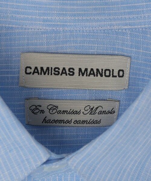SHIPS / シップス シャツ・ブラウス | CAMISAS MANOLO: LIGHT BLUE STRIPES NORMAL SHIRT | 詳細5