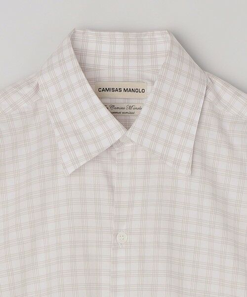 SHIPS / シップス シャツ・ブラウス | CAMISAS MANOLO: OFF WHITE GREY CHECKS NORMAL SHIRT | 詳細2