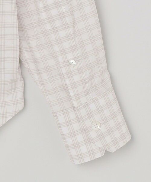 SHIPS / シップス シャツ・ブラウス | CAMISAS MANOLO: OFF WHITE GREY CHECKS NORMAL SHIRT | 詳細4