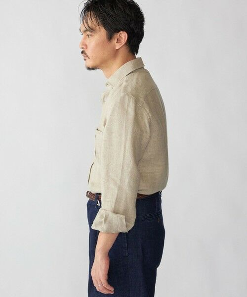 SHIPS / シップス シャツ・ブラウス | Errico FormicolaERRICO: GIANNI リネン ヘリンボーン シャツ | 詳細1