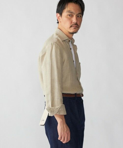 SHIPS / シップス シャツ・ブラウス | Errico FormicolaERRICO: GIANNI リネン ヘリンボーン シャツ | 詳細3