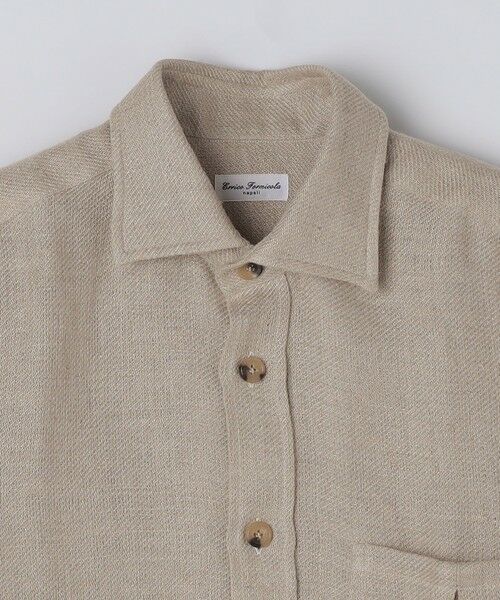 SHIPS / シップス シャツ・ブラウス | Errico FormicolaERRICO: GIANNI リネン ヘリンボーン シャツ | 詳細9