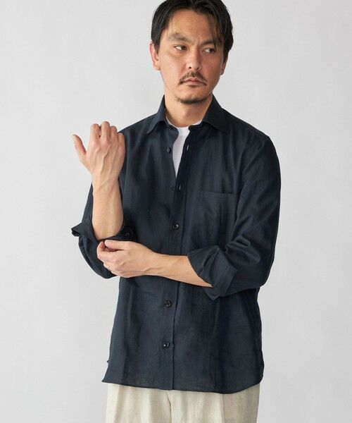 SHIPS / シップス シャツ・ブラウス | Errico FormicolaERRICO: GIANNI リネン ソリッド シャツ | 詳細1