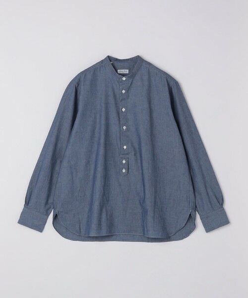 SHIPS / シップス シャツ・ブラウス | 【SHIPS別注】Salvatore Piccolo: バンドカラー プルオーバー デニム シャツ | 詳細10