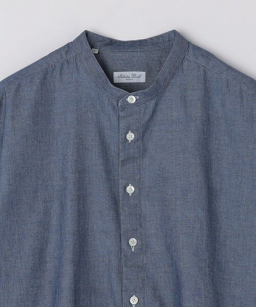 SHIPS / シップス シャツ・ブラウス | 【SHIPS別注】Salvatore Piccolo: バンドカラー プルオーバー デニム シャツ | 詳細12