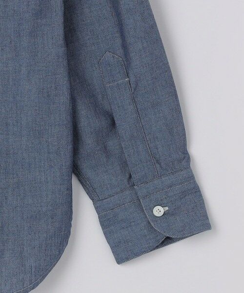 SHIPS / シップス シャツ・ブラウス | 【SHIPS別注】Salvatore Piccolo: バンドカラー プルオーバー デニム シャツ | 詳細13