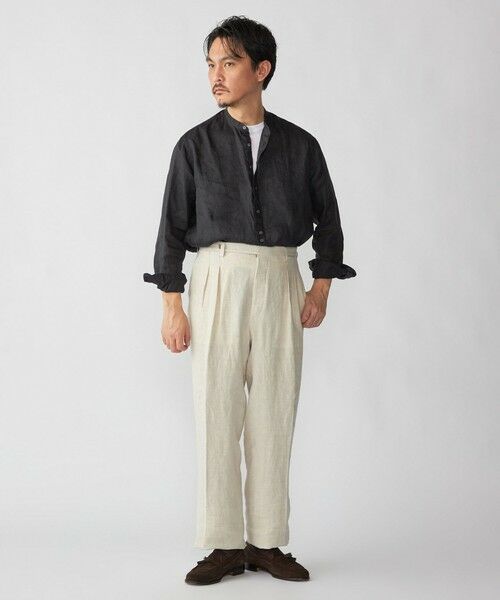 SHIPS / シップス シャツ・ブラウス | 【SHIPS別注】Salvatore Piccolo バンドカラー プルオーバー リネン シャツ | 詳細7