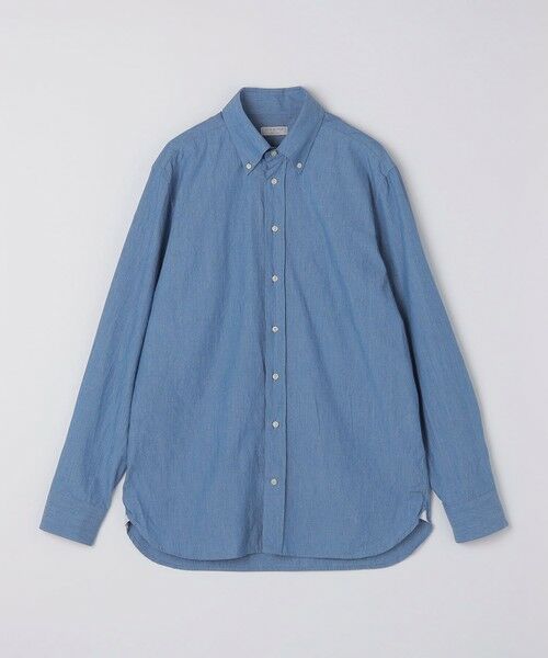 SHIPS / シップス シャツ・ブラウス | GUY ROVER: シャンブレー ボタンダウン カラー シャツ（コバルトブルー）
