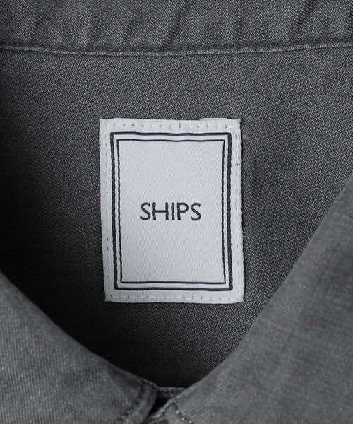 SHIPS / シップス シャツ・ブラウス | SHIPS:〈FUNCTION〉ウォッシュド グレー デニム シャツ | 詳細14