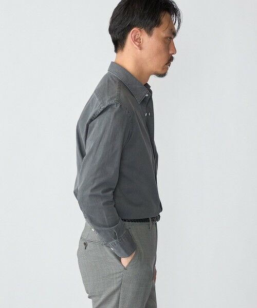 SHIPS / シップス シャツ・ブラウス | SHIPS:〈FUNCTION〉ウォッシュド グレー デニム シャツ | 詳細3