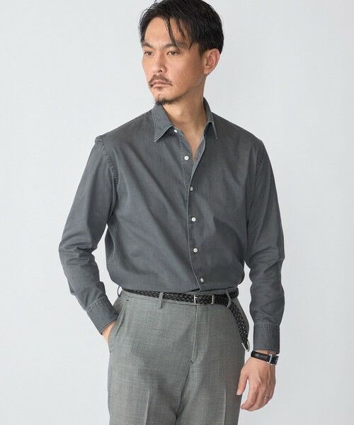 SHIPS / シップス シャツ・ブラウス | SHIPS:〈FUNCTION〉ウォッシュド グレー デニム シャツ（グレー系）