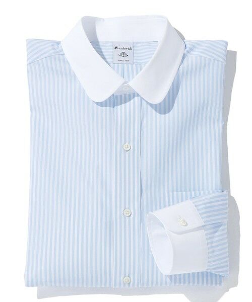 SHIPS / シップス シャツ・ブラウス | Southwick: コットン ボールド ストライプ ラウンド カラー シャツ | 詳細9