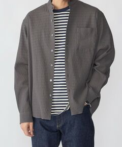 SHIPS / シップス シャツ・ブラウス | SHIPS: エアー サッカー リラックス バンドカラー シャツ