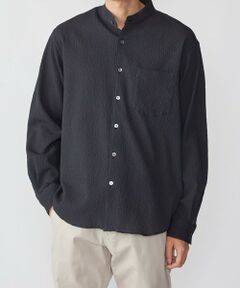 SHIPS / シップス シャツ・ブラウス | SHIPS: エアー サッカー リラックス バンドカラー シャツ