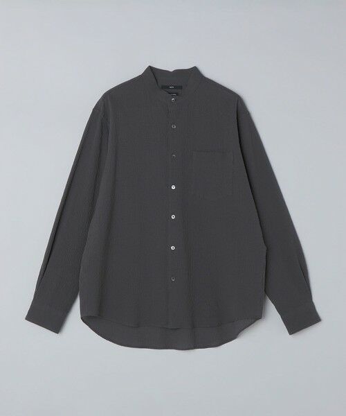 SHIPS / シップス シャツ・ブラウス | SHIPS: エアー サッカー リラックス バンドカラー シャツ | 詳細3