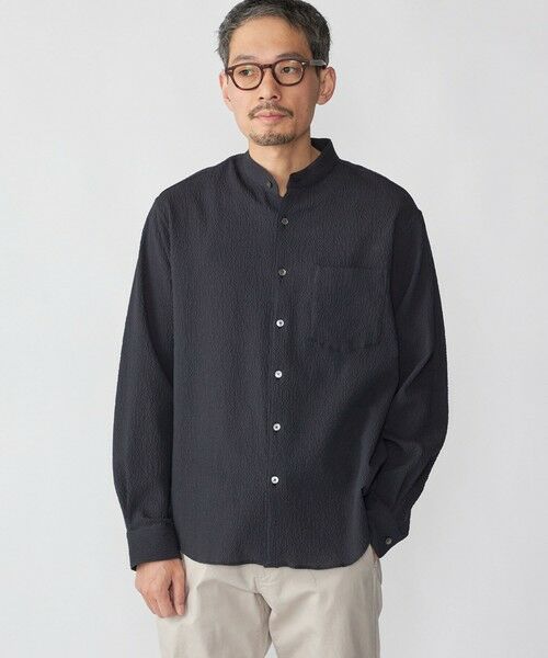 SHIPS / シップス シャツ・ブラウス | SHIPS: エアー サッカー リラックス バンドカラー シャツ | 詳細21