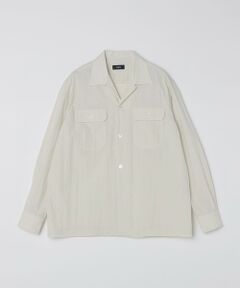 SHIPS / シップス シャツ・ブラウス | SHIPS:〈洗濯機可能〉CO+ オープンカラー ロングスリーブ シャツ(セットアップ対応)