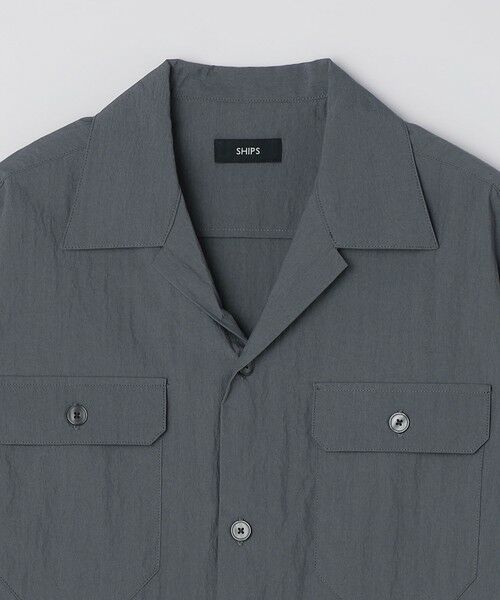 SHIPS / シップス シャツ・ブラウス | SHIPS:〈洗濯機可能〉CO+ オープンカラー ロングスリーブ シャツ(セットアップ対応) | 詳細3