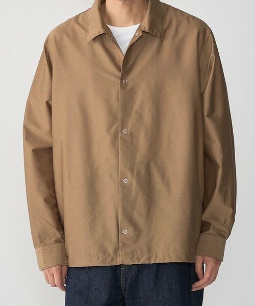 SHIPS / シップス シャツ・ブラウス | SHIPS: TEXBRID(R) ユーティリティ シャツ アウター（キャメル）