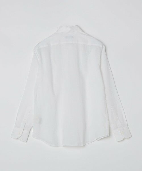 SHIPS / シップス シャツ・ブラウス | SHIPS: ウォッシュド リネン ワンピースカラー ソリッド シャツ | 詳細3