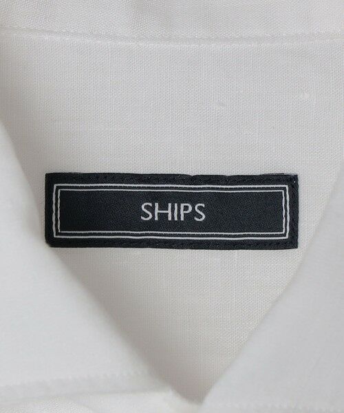 SHIPS / シップス シャツ・ブラウス | SHIPS: ウォッシュド リネン ワンピースカラー ソリッド シャツ | 詳細6