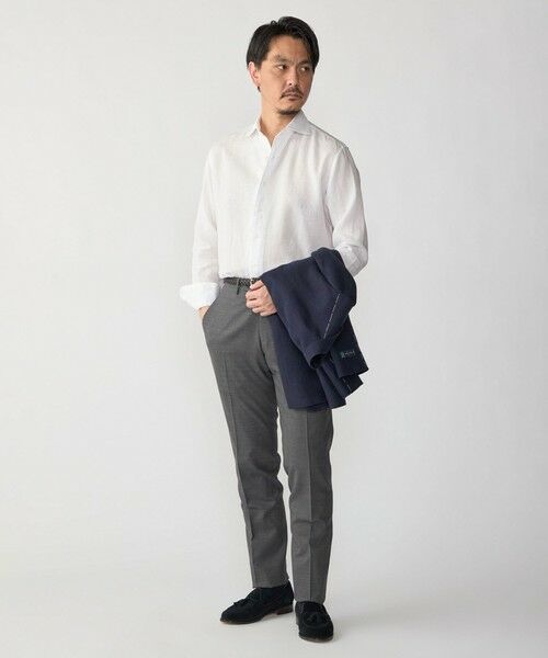 SHIPS / シップス シャツ・ブラウス | SHIPS: ウォッシュド リネン ワンピースカラー ソリッド シャツ | 詳細1