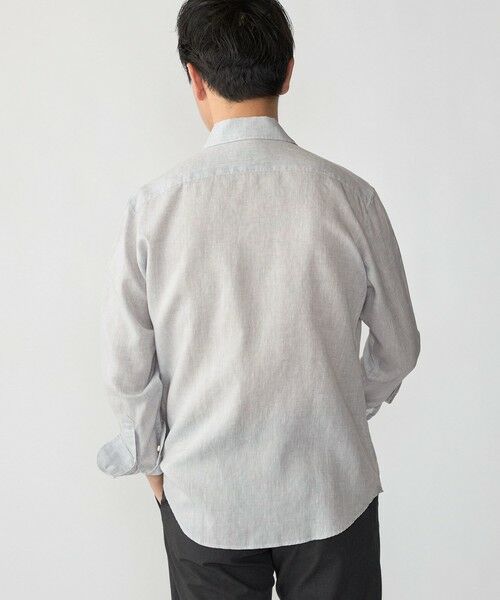 SHIPS / シップス シャツ・ブラウス | SHIPS: ウォッシュド リネン ワンピースカラー ソリッド シャツ | 詳細10