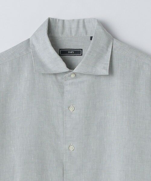 SHIPS / シップス シャツ・ブラウス | SHIPS: ウォッシュド リネン ワンピースカラー ソリッド シャツ | 詳細17