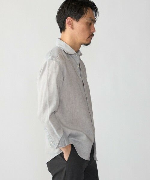 SHIPS / シップス シャツ・ブラウス | SHIPS: ウォッシュド リネン ワンピースカラー ソリッド シャツ | 詳細11