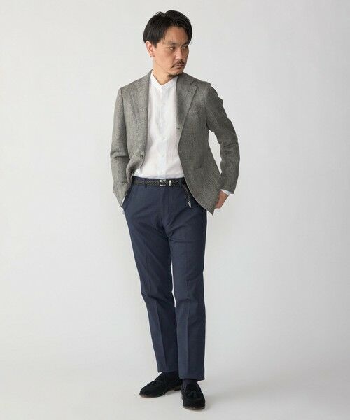 SHIPS / シップス シャツ・ブラウス | SHIPS: ウォッシュド リネン バンドカラー ソリッド シャツ | 詳細3